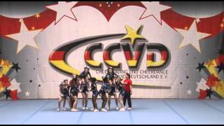 RMNord2015  Sweet Peaches  Junior Allgirl Cheer Level 4 [upl. by Acirtal]