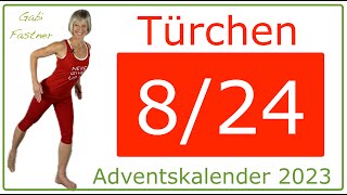 Türchen 8 🎄15 min Adventskalender 2023  RückenGymnastik im Stehen ohne Geräte [upl. by Ireva]