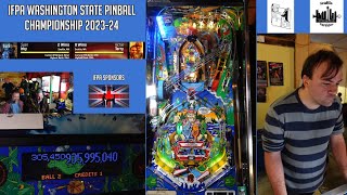 2024 01 20 IFPA Washington State Pinball Championship finals [upl. by Malony]