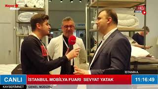 İstanbul Mobilya Fuarı  Sevyat Yatak [upl. by Magnusson]