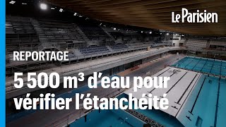 Paris 2024  les bassins du Centre aquatique olympique enfin remplis [upl. by Leonsis]