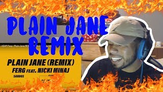 AAP Ferg  Plain Jane REMIX Audio ft Nicki Minaj REACTION [upl. by Noiro686]