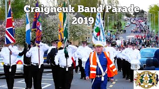 Craigneuk Band Parade  Wishaw 2019 [upl. by Kippy]