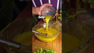 Mango Pancake Easy perfect pancake without Egg ♥️ egglesscake recipe asmr ashortaday shorts [upl. by Vanny]