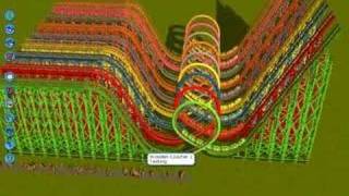 rainbow coaster rct3 [upl. by Ruthi]