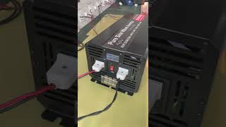 Meind 5000W pure sine wave power inverter testing [upl. by Enyt]