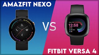 Amazfit Nexo vs Fitbit Versa 4 Comparison [upl. by Aidam]