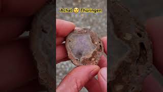 Achat Stein Thüringen agate stone beautiful nature gemstone [upl. by Cadell]