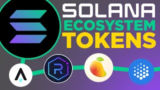 Solana Ecosystem Tokens To Watch  Radium Star Atlas Oxygen Mango Markets [upl. by Ahsatsan]