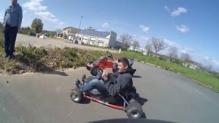 marade avec karting électrique avec un alternateur en moteur [upl. by Kinemod]