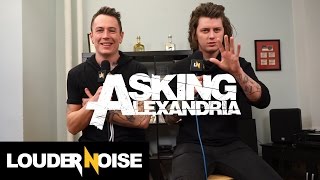 Asking Alexandria on The Black Album and quotLet It Sleepquot Video [upl. by Yrret]