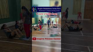 Core exercises  1st session  Strength training exercises inspirefitnesscenter [upl. by Ladnor]