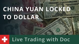 Live Trading with Doc 1208 China Yuan locked to Dollar [upl. by Isidro522]