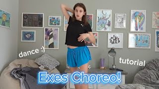 Exes Tate McRae Dance Tutorial Advanced  Brianna Love [upl. by Mae]