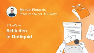 Schleifen in DotLiquid  JTLWawi Expert [upl. by Htiekel]