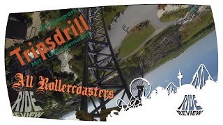 Erlebnispark Tripsdrill  All Rollercoasters [upl. by Archaimbaud]