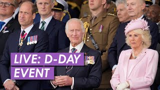 Royals and veterans in Normandy for the 80th anniversary of DDay [upl. by Nirac]