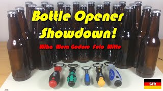 German Tool Reviews Bottle Opener Showdown [upl. by Ithnan]