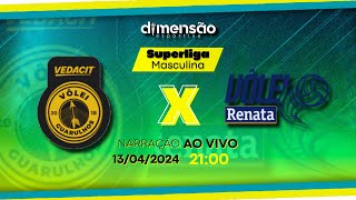 Superliga Masculina 2324 Guarulhos e Campinas NARRAÇÃO AO VIVO  Dimensão Esportiva [upl. by Matthaeus33]