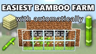 easy bamboo farm automatically you can use fuel [upl. by Dnob]