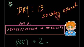 Stratification and mobility part 2 [upl. by Ardnnek]