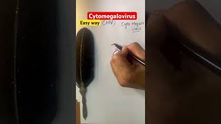 Mnemonics for Cytomegalovirus virus virology easy way to learn [upl. by Brooks970]