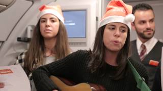 Carols in the sky  Merry Christmas from easyJet [upl. by Aizitel]