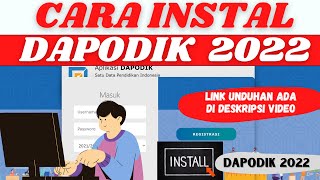 Cara Instal Dapodik 2022 [upl. by Ainekahs158]