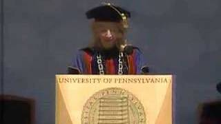 Dr Amy Gutmann Penns President 2005 Commencement Speech [upl. by Rianna]