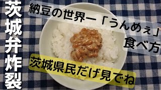 茨城弁で教える！本場茨城県民の納豆うんめぇ食べ方 [upl. by Ekusuy848]