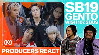 PRODUCERS REACT  SB19 GENTO Wish 1075 Bus Reaction [upl. by Chien]