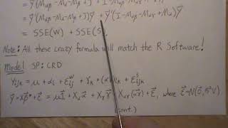 Split Plot Design part 610 Partitioning the Total SS [upl. by Ayar]