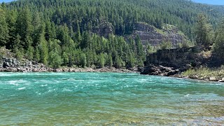 Spokane  Kootenai Falls  Bike Ride Hiawatha  Canada June ‘21 [upl. by Enelkcaj]