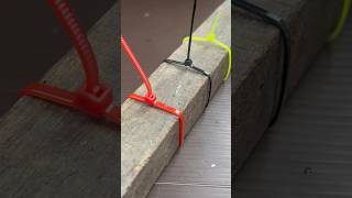 How to easily open the cable ties shorts skills diy tricks creative [upl. by Annaitsirhc]