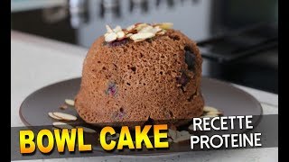 RECETTE RAPIDE DE BOWL CAKE PROTEINES MOINS DE 400 CALORIES [upl. by Aihsein146]