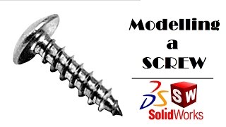 How to Make a Screw and Render it  Solidworks Tutorial 2021 [upl. by Marder]