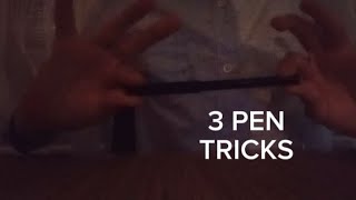 3 Amazing Pen Magic Tricks Vanish Jump Change tutorial [upl. by Solenne]