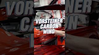 Fitting a vorsteiner carbon wing to a audi r8 [upl. by Rheta]