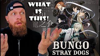 First Time Reaction to Bungo Stray Dogs Openings and Endings [upl. by Ehpotsirhc]