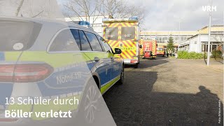 13 Schüler an IGS Mainspitze durch Böller verletzt [upl. by Synned]