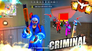 FREEFIRE🔥Blue Criminal Nxt Level 🤯 Solo vs Squad 😱 22 Kills Garena free fire  PK GAMERS freefire [upl. by Stearns]