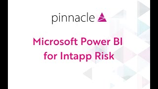 Microsoft Power BI for Intapp Risk [upl. by Eniamart]