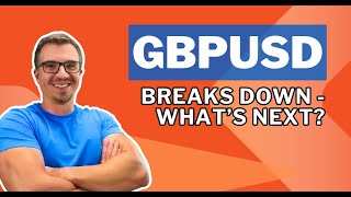 GBPUSD Breaks Key Support – Is 12600 Next [upl. by Worrad]