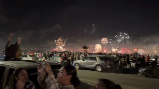 Multimillion dollar illegal firework show  Waipahu Hawaii New Years Eve Fireworks 2023 [upl. by Craggie337]