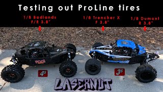 Lasernuts running 38quot Prolines [upl. by Jobe]