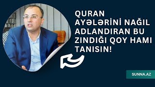 Quran ayələrini nağıl adlandıran Elşad Miri [upl. by Samoht]