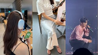 Vlog 직장인 브이로그  성과급 기념 🧚소비요정 강림🧚으로 폭풍 언박싱   그리고 도파민 터지는 김재중 콘서트 ✨ [upl. by Dacie]