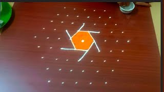 9×5 dots muggulu festivalrangoli learners muggulu beautifulmugulu daily karteeka masam muggulu [upl. by Coe]