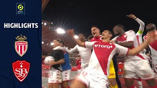 AS MONACO  STADE BRESTOIS 29 4  2  Highlights  ASM  SB29  20212022 [upl. by Nosahc]