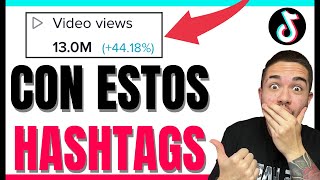 How to viral video on tiktok with hashtags  tiktok hashtags to get famous 2022 [upl. by Valentina171]